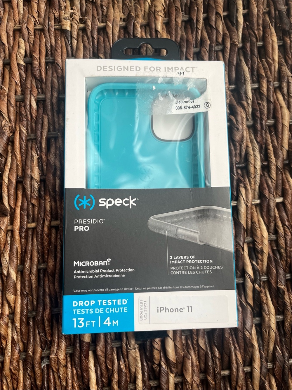 Speck Presidio Pro iPhone 11 / XS / X Case - Turquoise Blue New